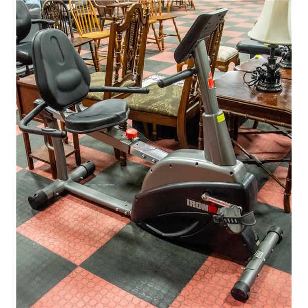 IRON MAN RECUMBENT EXERCISE BIKE