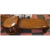 Image 1 : SOLID PINE COFFEE AND END TABLE