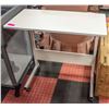 Image 1 : NEW WHITE ADJUSTABLE OFFICE DESK W-16" L-32"