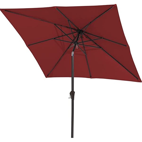 NEW REPACKED MEWAY 9FT BURGANDY PATIO UMBRELLA