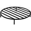 NEW 22" ROUND STEEL OUTDOOR FIREPIT WOOD GRATE