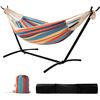 NEW OHUHU DOUBLE HAMMOCK WITH STAND