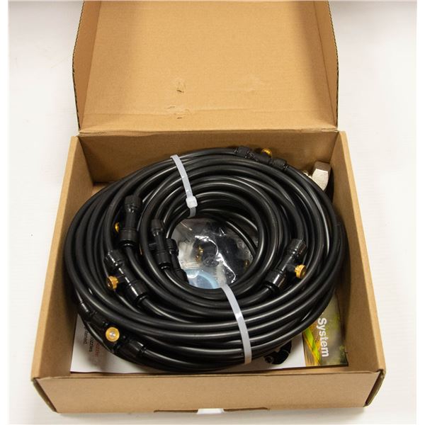 NEW 59' GARDEN MISTING SYSTEM HOSE WITH CONNECTORS