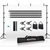Image 1 : NEW MOUNTDOG 8.5 X 10' STUDIO BACKDROP STAND KIT