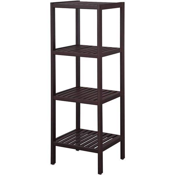 NEW REPACKED SONGMICS BAMBOO SHELF ( BLACK )