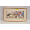 Image 1 : FRAMED FLORAL PRINT 2'5" X 1'5"