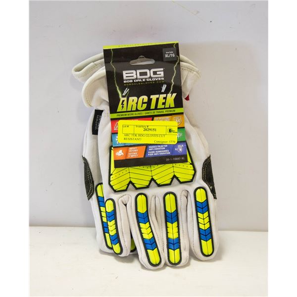 ARC TEK BDG GLOVES CUT RESISTANT/