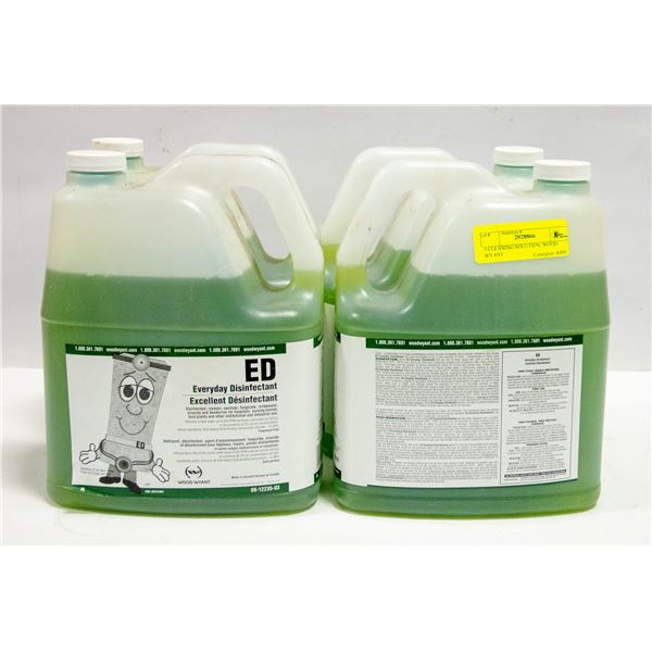 4 BOTTLES OF FLOOR CLEANER, WOOD WYANT