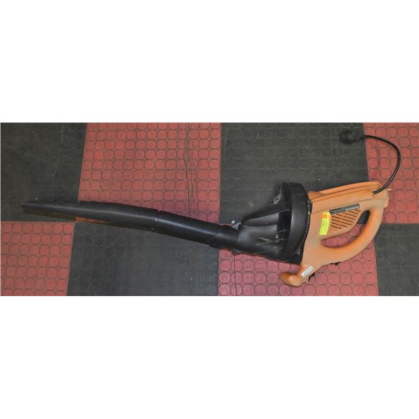 BLACK & DECKER ELECTRIC LEAF BLOWER TESTED WORKING