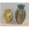 Image 1 : LOT OF 2 ASSORTED ESTATE VASES