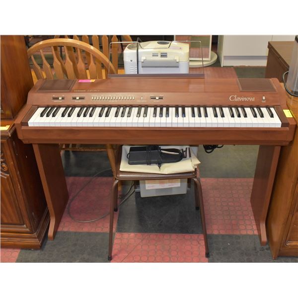 YAMAHA YP-40 CLAVINOVA KEYBOARD W/STOOL