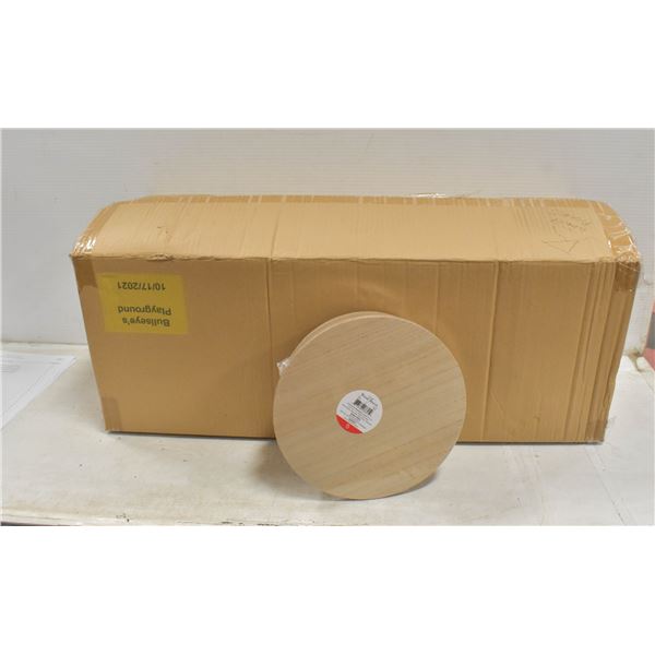 CASE OF WOODEN RISERS