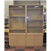 Image 1 : PAIR OF LARGE WOOD CABINETS