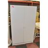 Image 1 : 2 DOOR WHITE CABINET 18" X 27" X 52"
