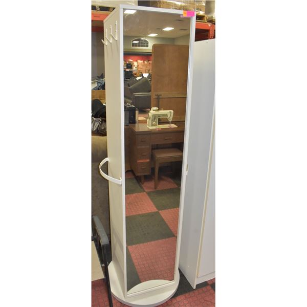 FLOOR STANDING SWIVEL MIRROR CABINET