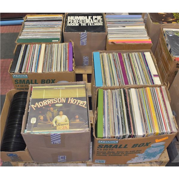 PALLET OF RECORDS INCLUDES POP, ROCK, COUNTRY &