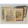 Image 1 : CRATE 5 PAINTINGS 4 PICTURES