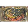 Image 1 : BOX OF EXTERIOR CORDS AND CHRISTMAS LIGHTS