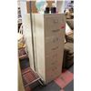 Image 1 : OFF WHITE 4 DRAWER FILE CABINET