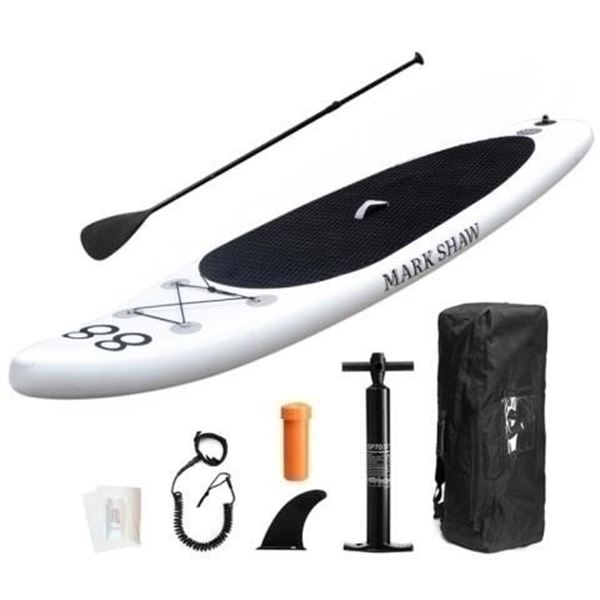 MARK SHAW INFLATABLE STAND UP PADDLE BOAT(BLACK)