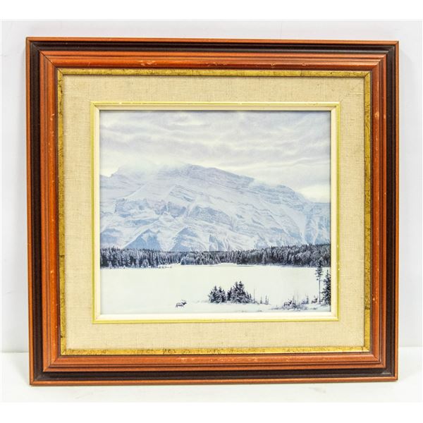 FRAMED CARIBOU PRINT