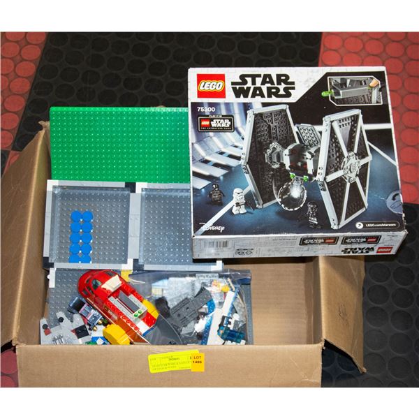 LEGO STAR WARS & LOTS OF LOOSE OF LEGO & FLATS