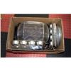 Image 1 : BOX OF COOKING PANS/ACCESSORIES