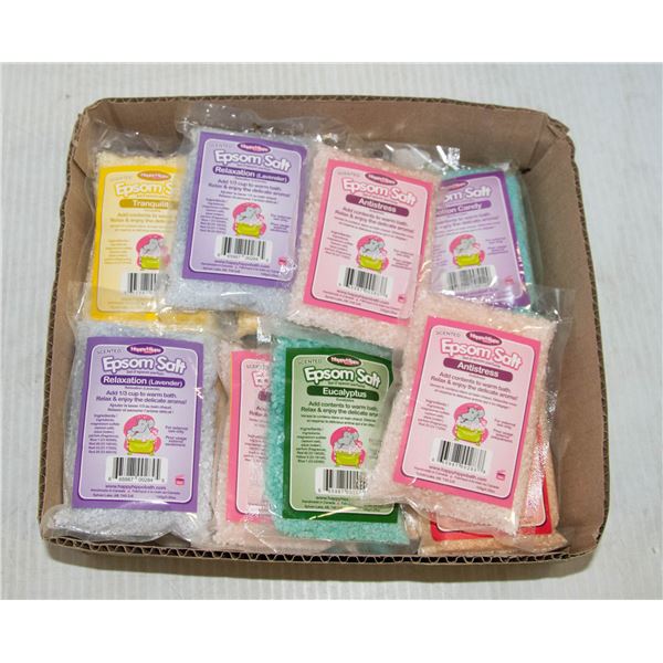 NEW 100 G INDIVIDUAL PACKS OF EPSOM BATH SALTS