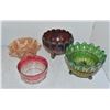 Image 1 : BOX OF VINTAGE GLASS BOWLS