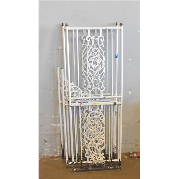 WROUGHT IRON GATE WITH ARCH