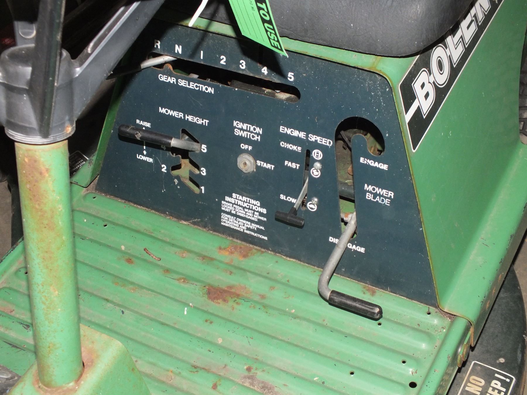 Bolens Riding Lawn Mower