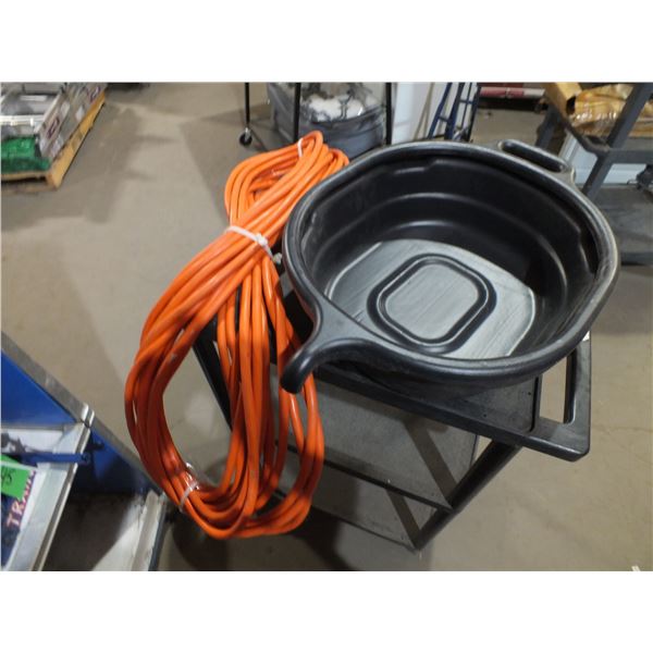 Heavy Duty Extension Cord & Oil Catch Pan