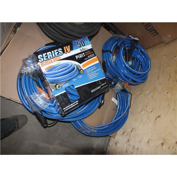 6 Blue Winter Garden Hose's w/ Heating Elements