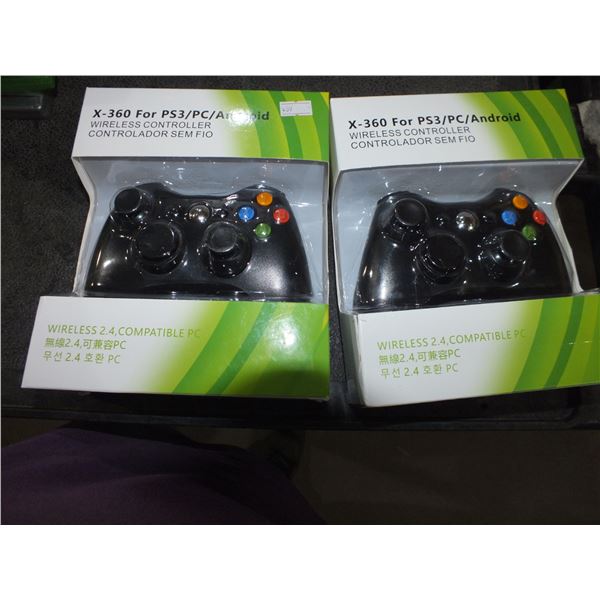 2 Xbox 360 / Ps3 Controllers