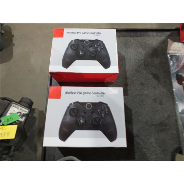 2 Wireless Game Controllers For Pc or Nintendo Switch