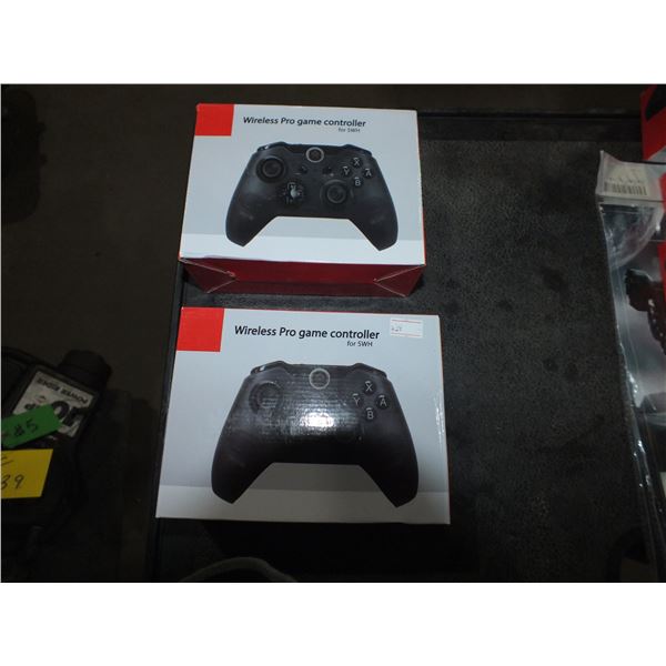 2 Wireless Game Controllers For Pc or Nintendo Switch