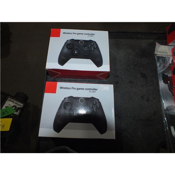 2 Wireless Game Controllers For Pc or Nintendo Switch