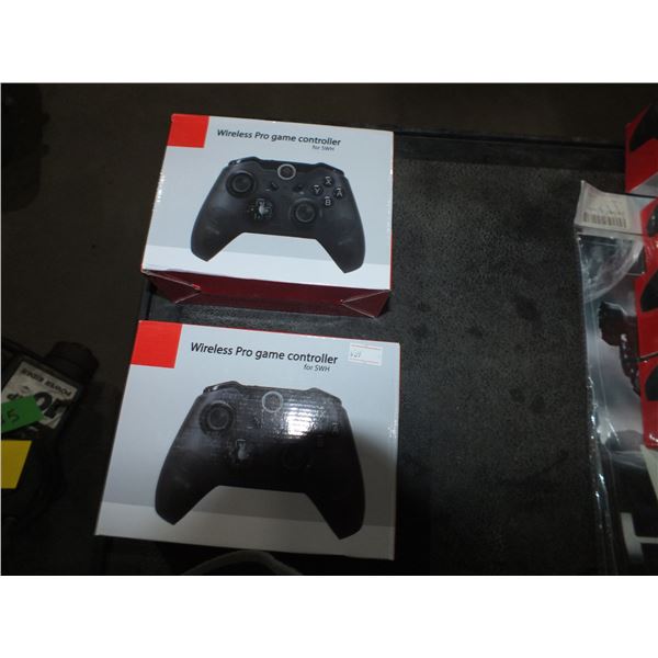 2 Wireless Game Controllers For Pc or Nintendo Switch