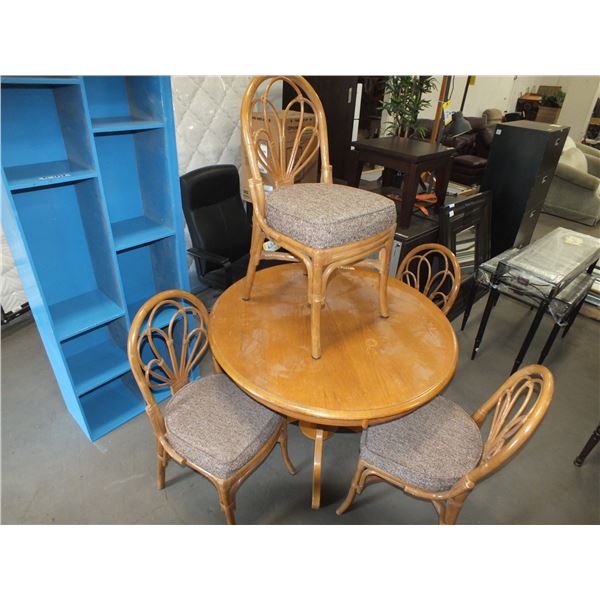 Wooden Table & 4 Chairs
