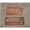 Image 1 : 1954 + 1974 - 2 dollar bills