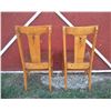 Image 2 : Matching pair of vintage dining room chairs