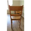 Image 5 : (2) Chairs (solid wood) - 33"H + 35"H