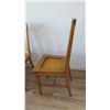 Image 4 : (3) Chairs (solid wood) - 36-38"H