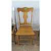 Image 5 : (3) Chairs (solid wood) - 36-38"H