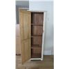 Image 4 : White wood cabinet with shelves - 23W 14D 68H