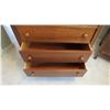 Image 8 : 5-drawer dresser (solid wood) - with key - 32W 18D 46H (drawers slide freely)
