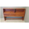 Image 1 : Double bed Headboard (solid wood) - 57W 9.5D 36H