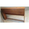 Image 4 : Double bed Headboard (solid wood) - 57W 9.5D 36H