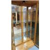 Image 2 : Display cabinet with light (OAK) - 39W 15D 74H (light works)