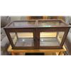 Image 1 : Small display cabinet (OAK) vintage - 30.5W 10.5D 14.5H
